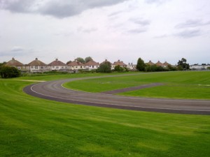 New Build Athletics Track Infield Area and Reinstatement, Leigh-On-Sea, Essex thumbnail