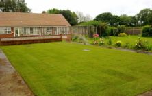 July 2012 Nettleton, a new turf lawn laid